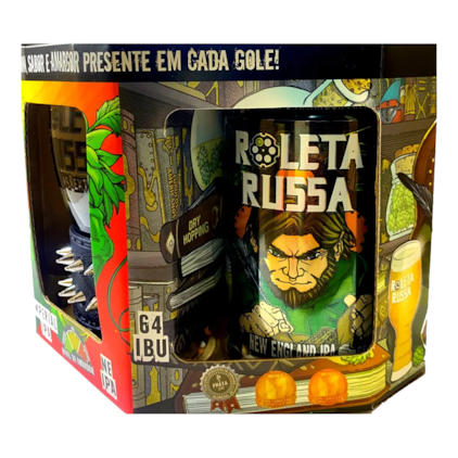 Imagem de Kit Meio Tambor Roleta Russa Com Copo - Imperial IPA e New Englang IPA