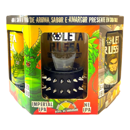 Imagem de Kit Meio Tambor Roleta Russa Imperial IPA e New Englang IPA + Copo Original