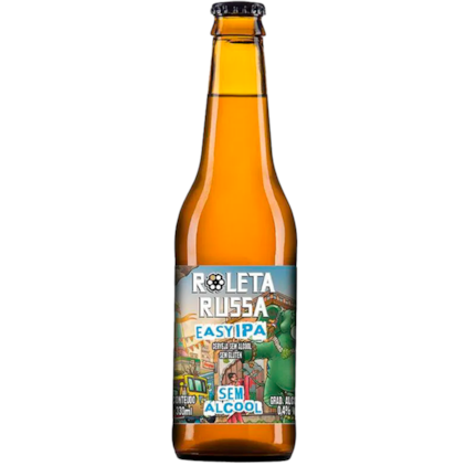 Imagem de Kit Roleta Russa Easy IPA Sem Álcool e Sem Glúten - Compre 4 e Leve 6 + Bolachas