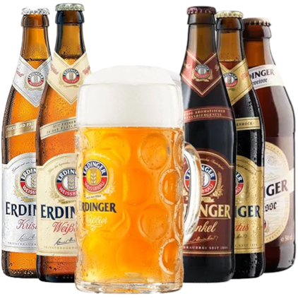 Imagem de Kit Seleção de Cervejas Erdinger - Compre 5 e Leve Caneca