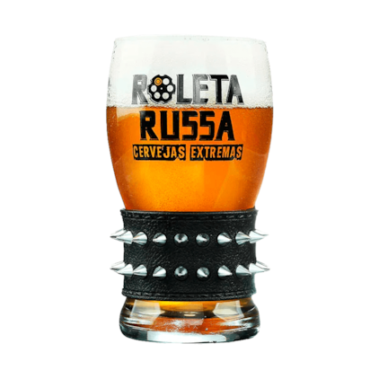 Imagem de Kit Tambor Cervejas Roleta Russa Garrafa + Copo Oficial da Marca