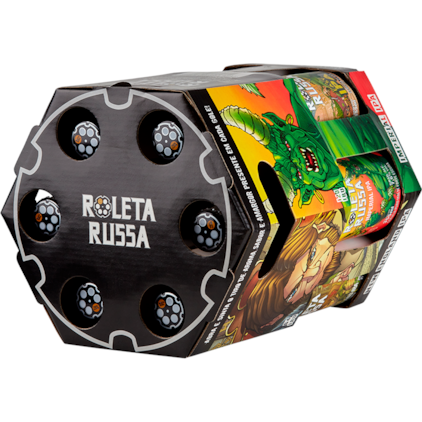 Imagem de Kit Tambor Roleta Russa Garrafa Com 6 Cervejas + Copo Oficial