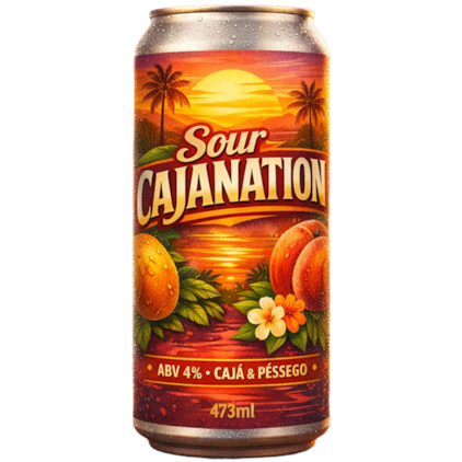 Lobos Sour Cajanation Lata 473ml Imagem de Lobos Sour Cajanation Lata 473ml