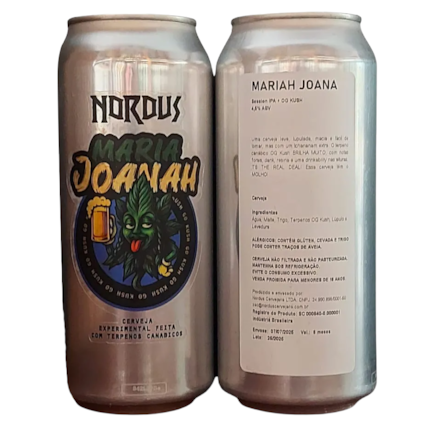Nordus Maria Joanah Session IPA + OG Kush Lata 473ml Imagem de Nordus Maria Joanah Session IPA + OG Kush Lata 473ml