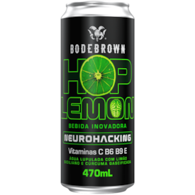 Refrigerante Bodebrown Hop Lemon Neurohacking Lata 470ml