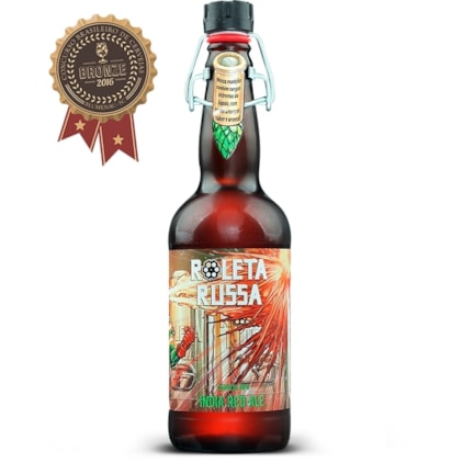 Roleta Russa Indian Red Ale Garrafa 500ml Imagem de Roleta Russa Indian Red Ale Garrafa 500ml