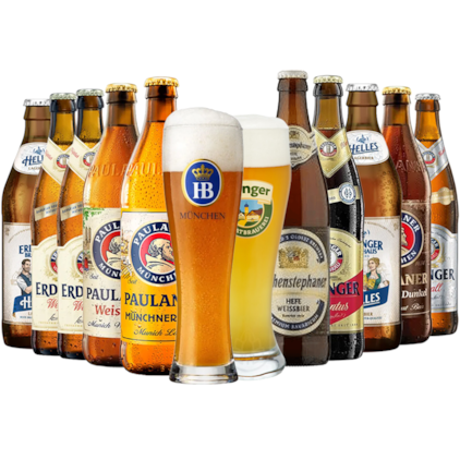 Imagem de Seleção de Cervejas Alemãs com 2 Copos Grátis