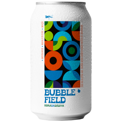 Sidra Dádiva Bubble Field Lata 350ml Imagem de Sidra Dádiva Bubble Field Lata 350ml