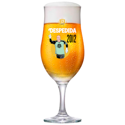 Imagem de Taça de Cerveja 12 Despedida 2012 330ml