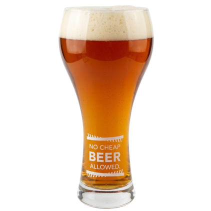 Imagem de Taça de Cerveja No Cheap Beer Allowed 330ml